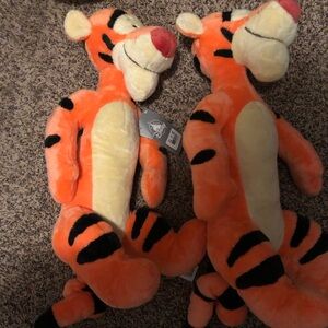 Disney Orange and Black Plush Toy
